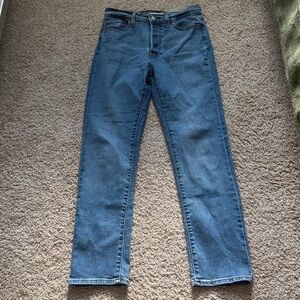 Levi's Blue Straight Leg Women's Jeans